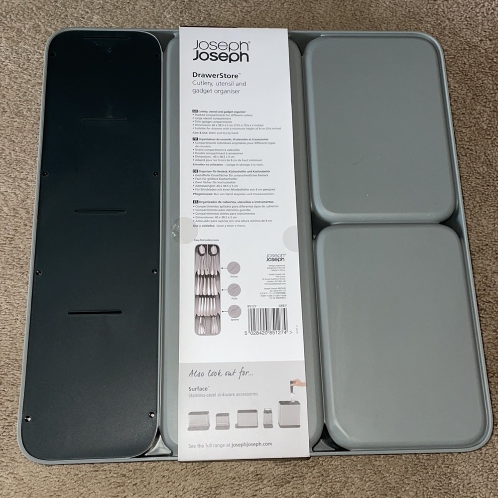 NWT Joseph Joseph drawerstore organizer - Picture 2 of 3